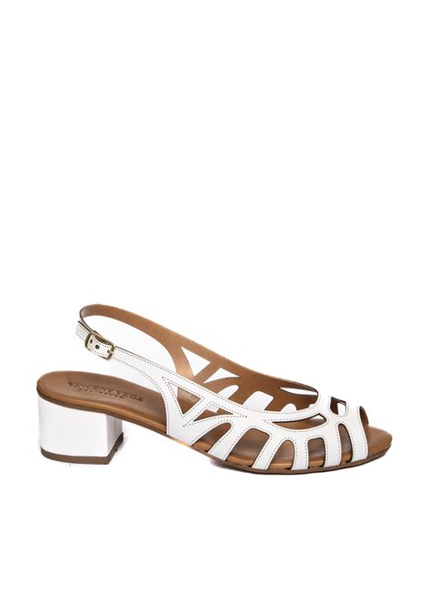 White daria sandal VINCENT VEGA | V40 DARIAVIT-BIANCO